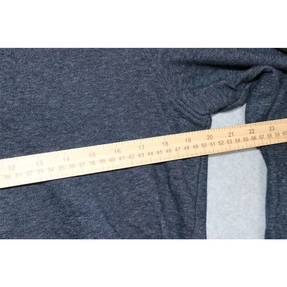 Banana Republic Sweater Mens Medium Gray Cowl‎ Neck Button Cotton